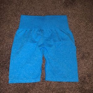 NVGTN Scrunch Butt Caribbean Blue Shorts